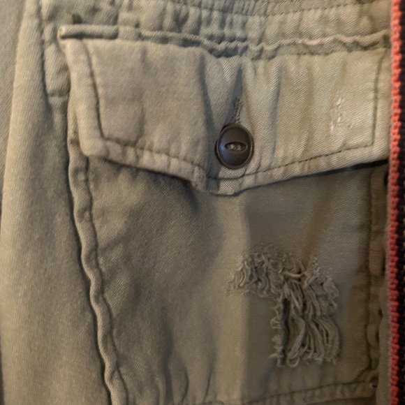 EUC Free People Basin Plaid Hooded Button Down - Picture 6 of 11